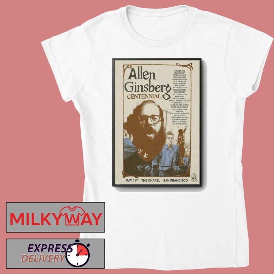 May 11 2026 Allen Ginsberg Poster The Chapel, San Francisco LIMITED shirt
