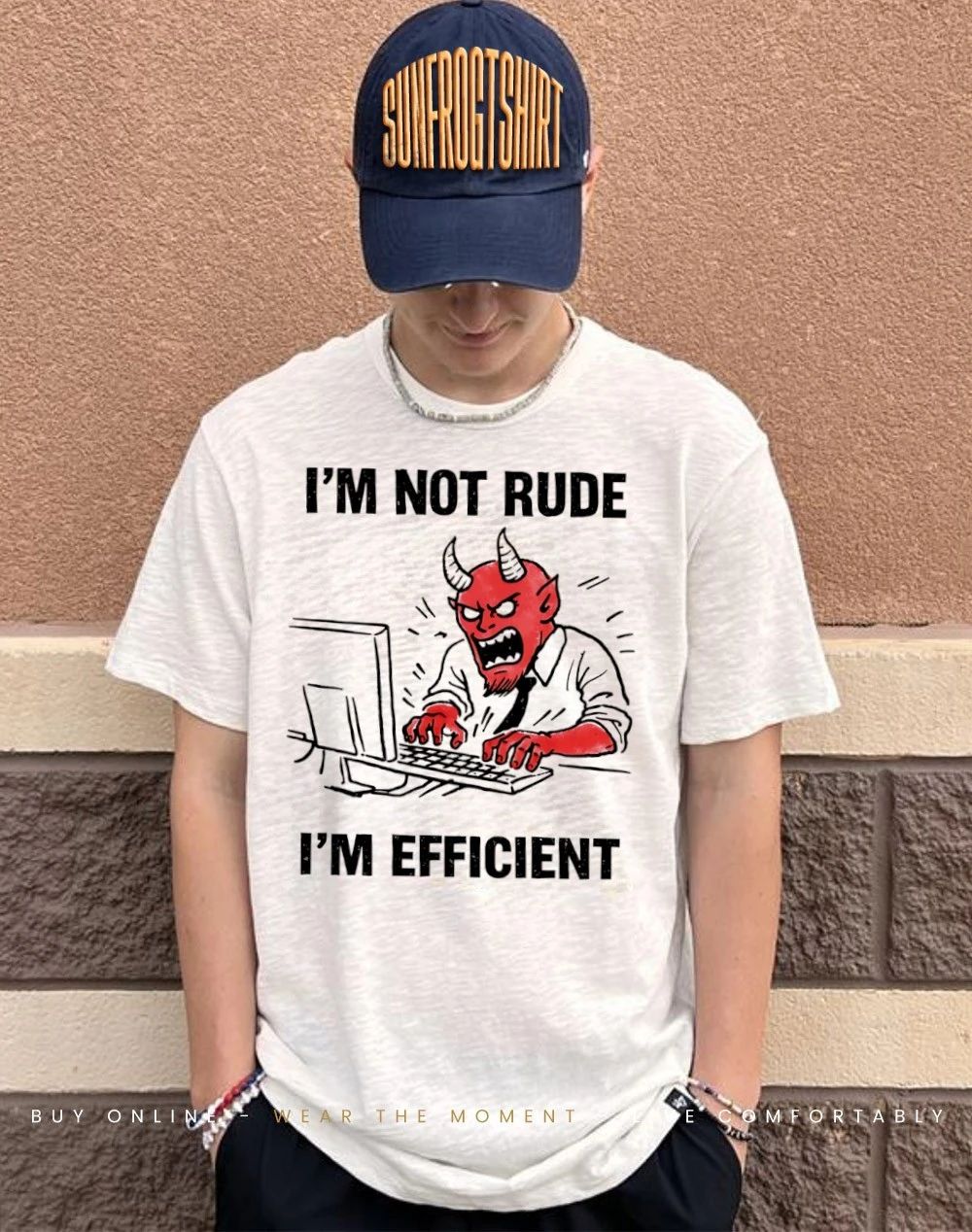 Devil officer I’m not rude I’m efficient shirt