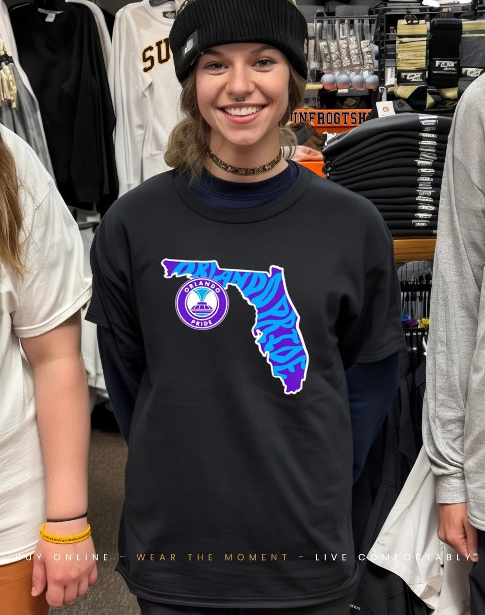 Orlando Pride Groovy State graphic shirt