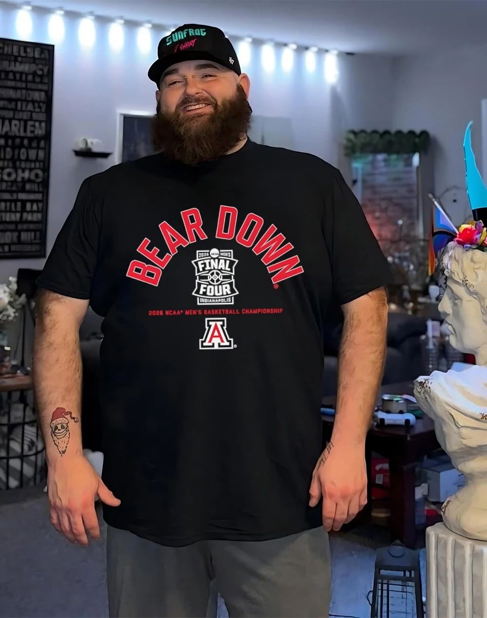 Arizona Wildcats MBB Bear Down 2026 Final Four shirt