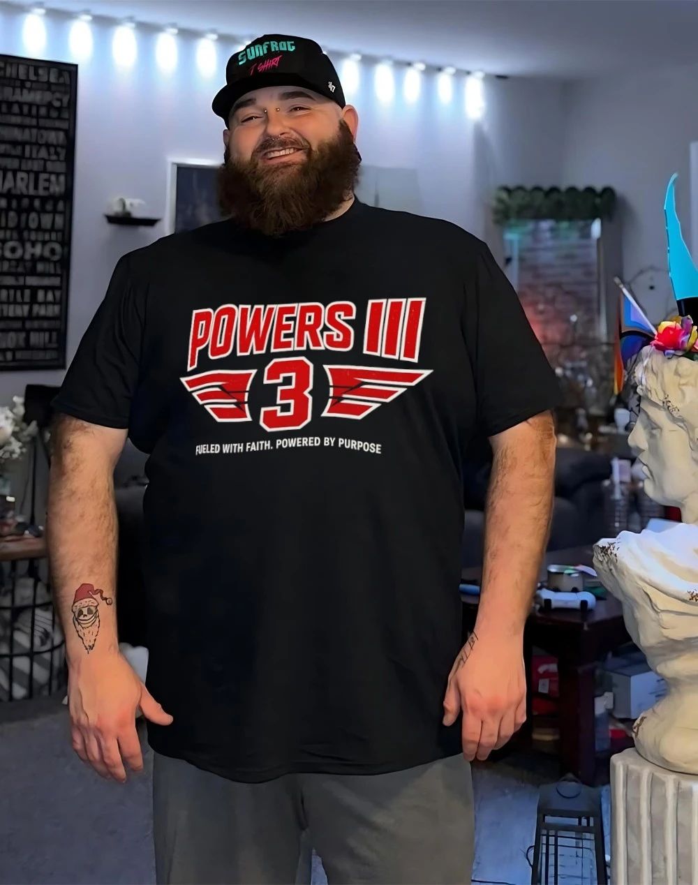 Reggie Powers III Oklahoma Sooners Fueled With Faith Powered By Purpose shirt