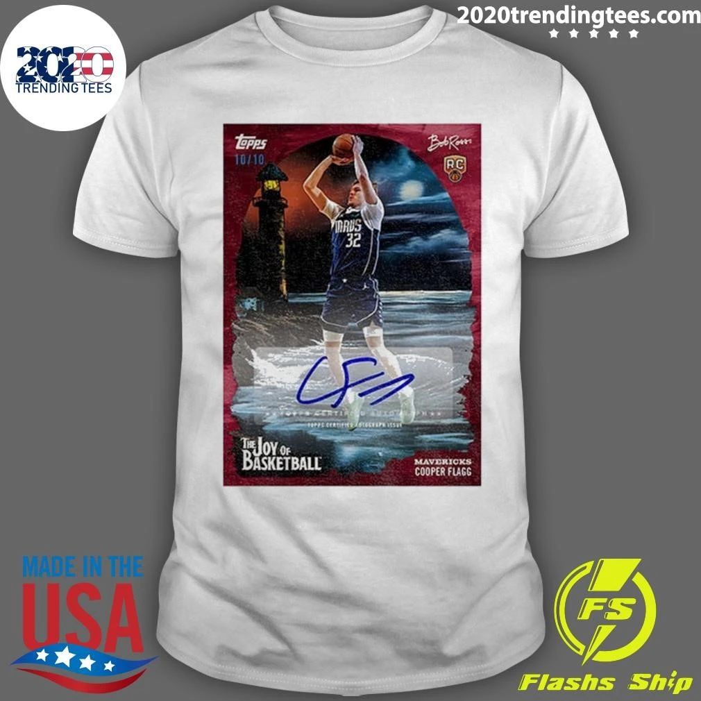 Mavericks Cooper Flagg The Joy Of Basketball Card Shirt