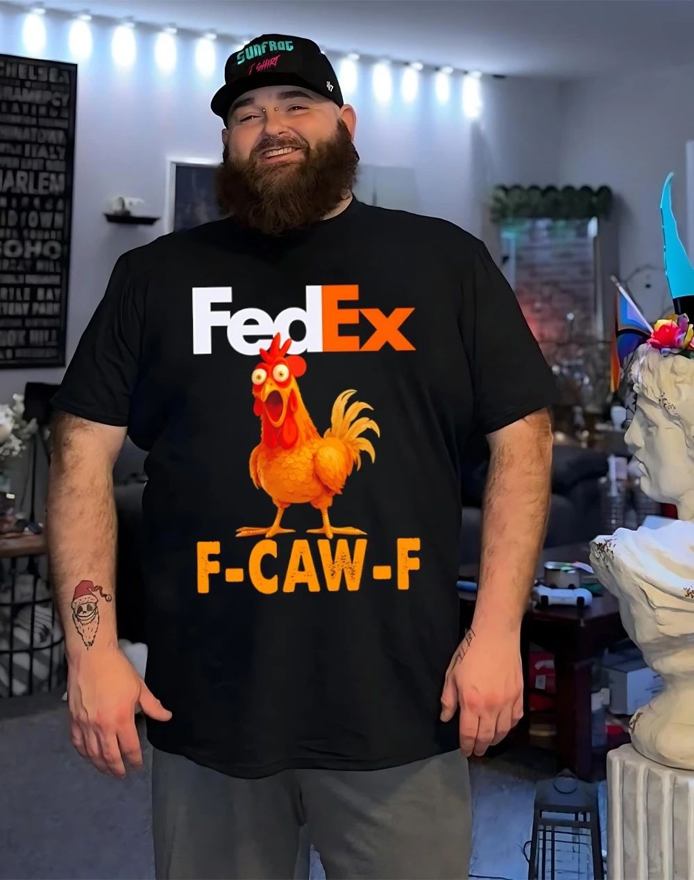 FedEx F-CAW-F Chicken funny shirt