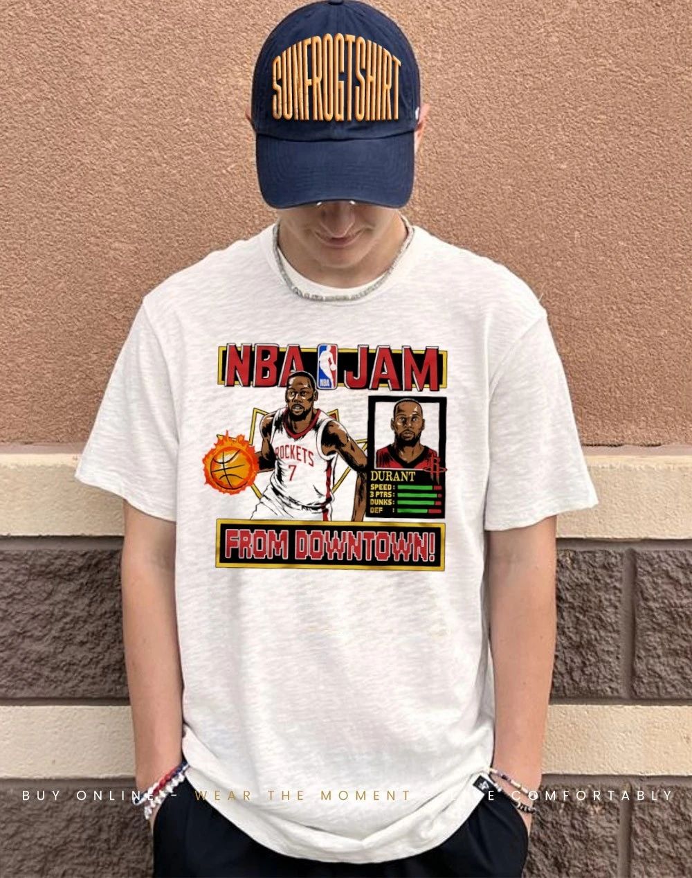 Kevin Durant Houston Rockets NBA Jam From Downtown shirt