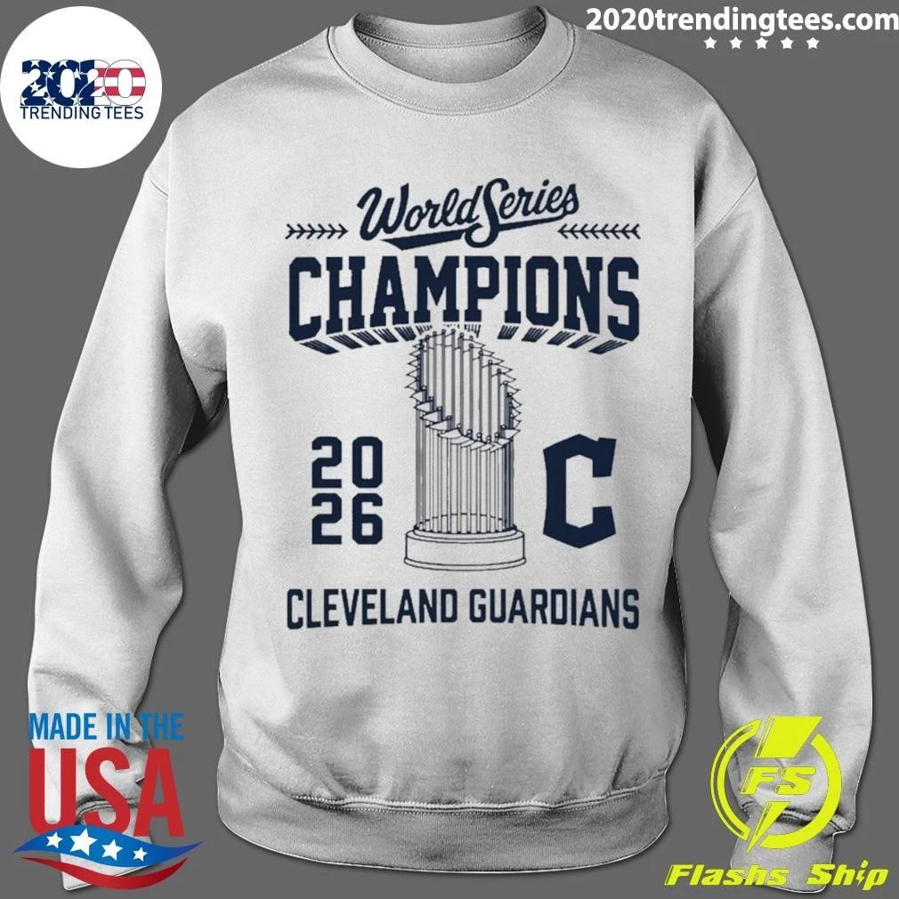 Cleveland Guardians 2026 World Series Champions Baseball Trophy Shirt