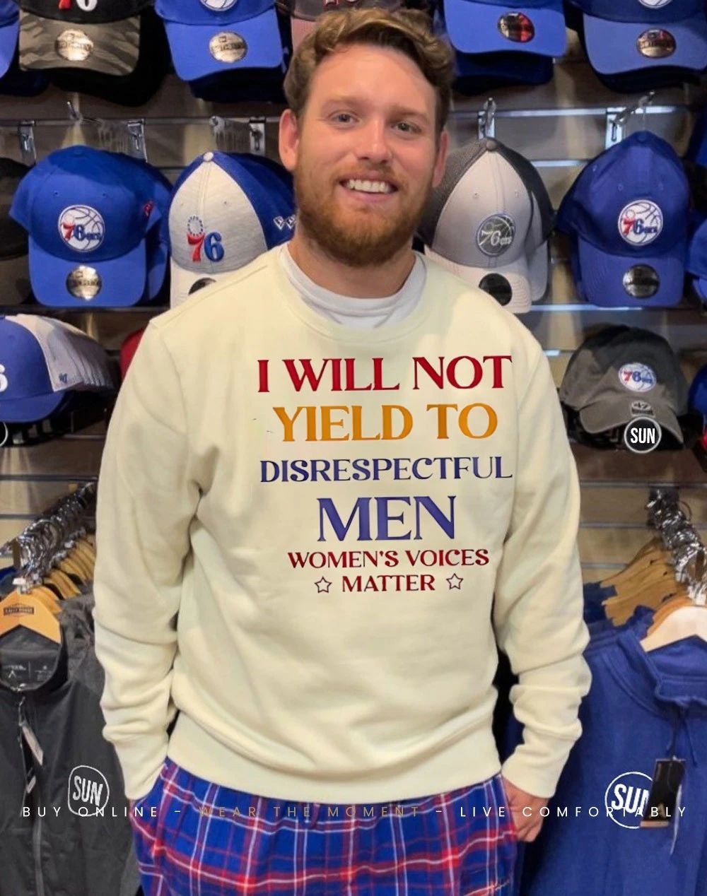 I will not yield to disrespectful men women’s voices matter shirt