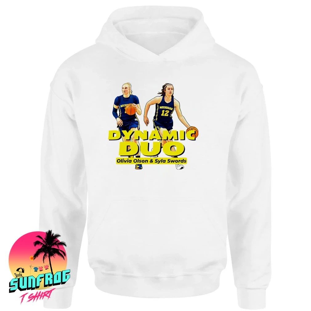 Michigan Women’s Basketball Olivia Olson & Syla Swords Dynamic Duo 2026 graphic shirt