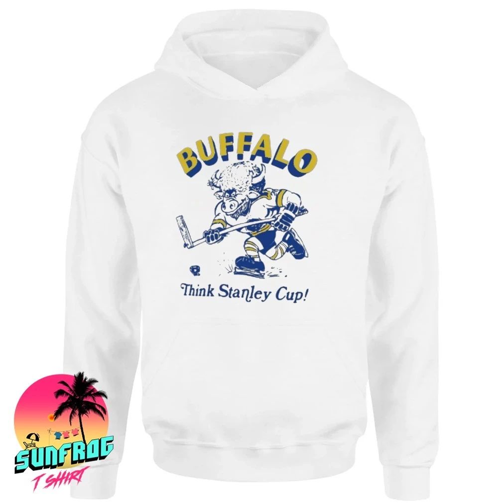 Buffalo Think Stanley Cup mascot shirt