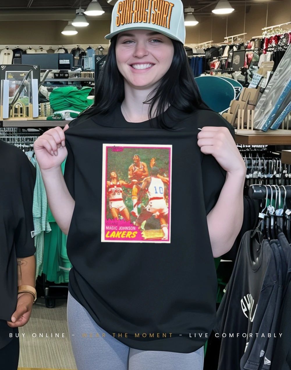 Magic Johnson Lakers 1992 Topps Basketball Legendary Card shirt