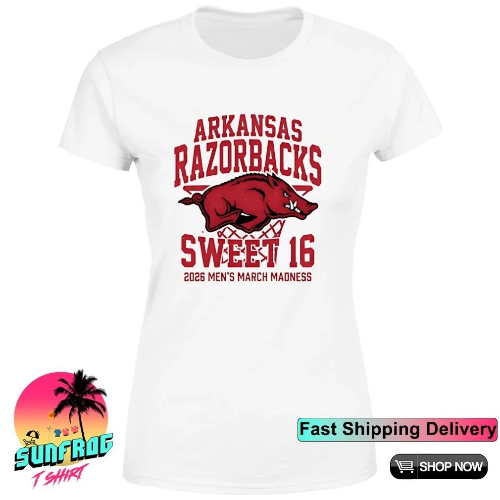 Arkansas Razorbacks Sweet 16 Men’s March Madness 2026 shirt