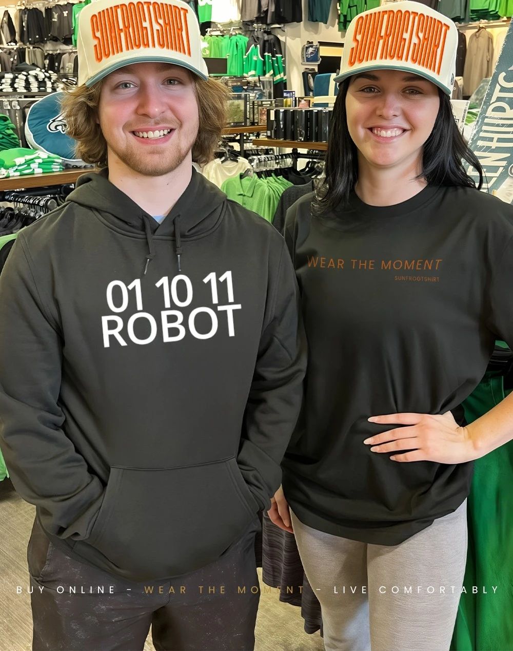 01 10 11 Robot classic shirt