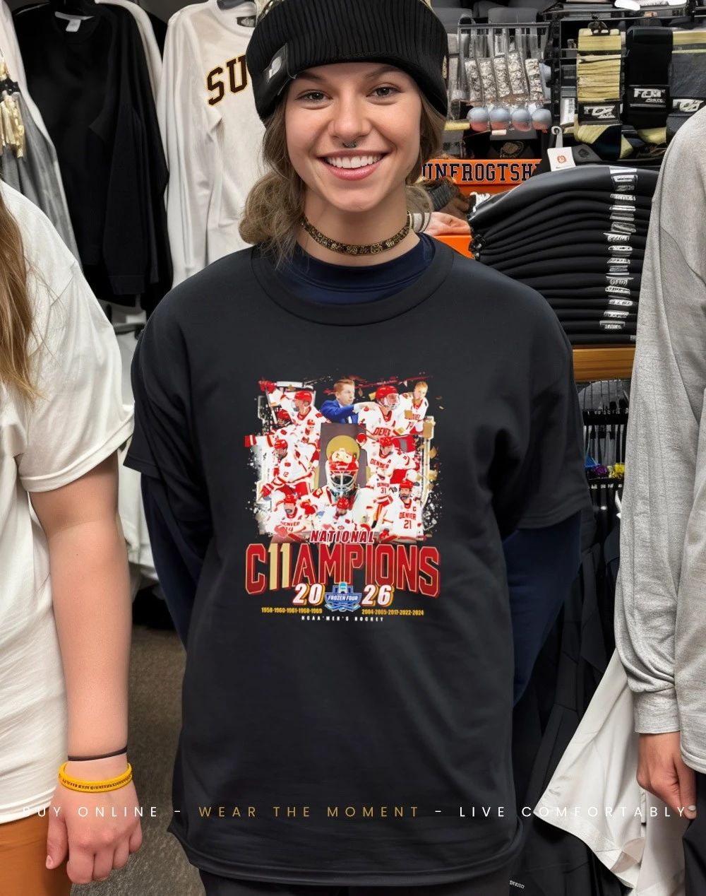 Denver Pioneers 2026 National Champions all team shirt