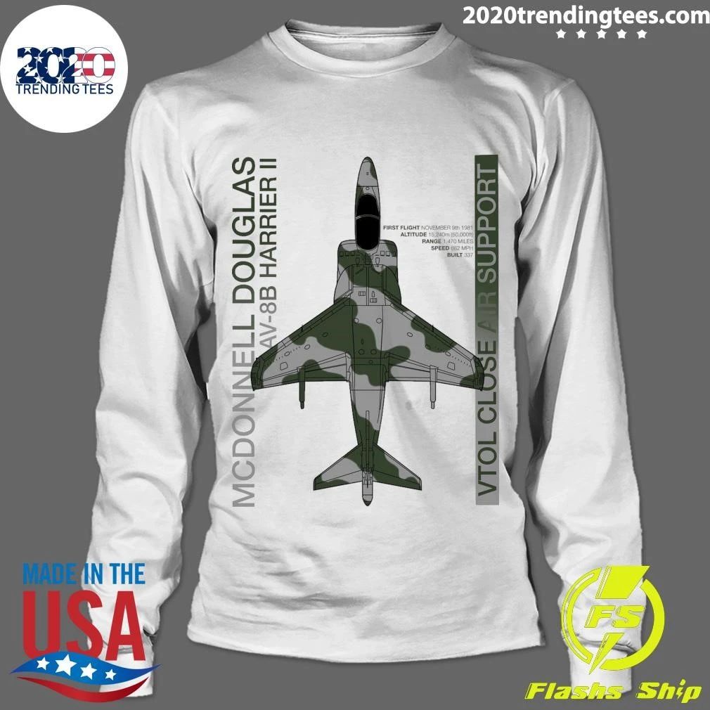 AV-8B Harrier II Blueprint Shirt