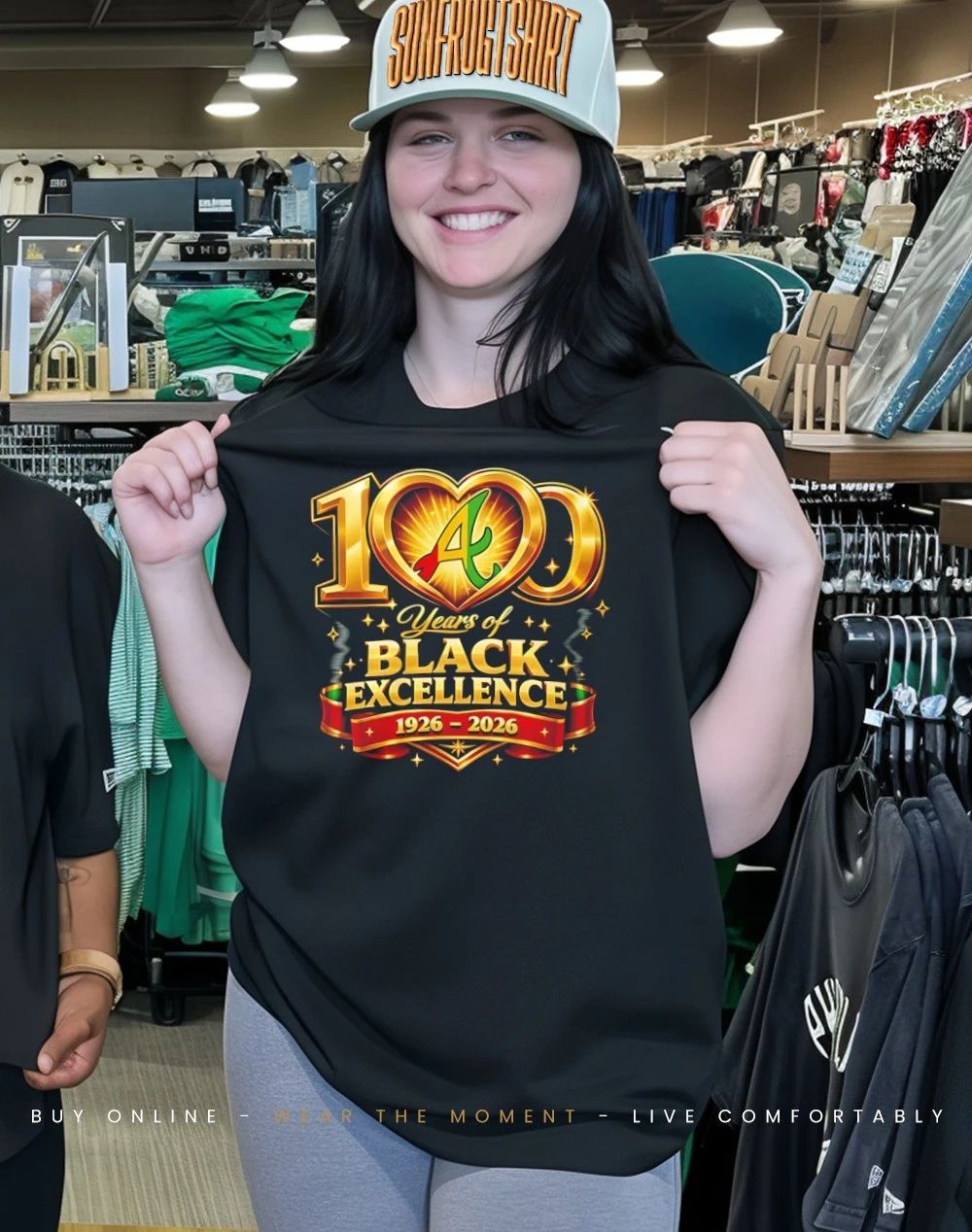 Atlanta Braves 100 Years of Black Excellence 1926 2026 logo shirt