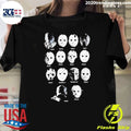 Jason Voorhees Friday The 13th Mask Evolution Collage Halloween Shirt