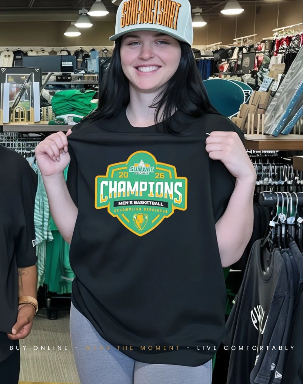 NDSU Bison Basketball Summit League Champions 2026 shirt