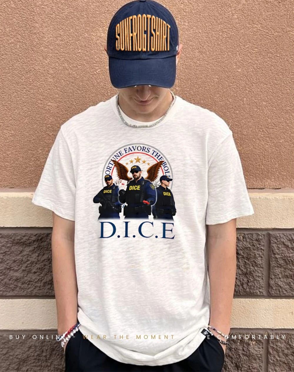 D.I.C.E Fortune Favors the Bold graphic shirt