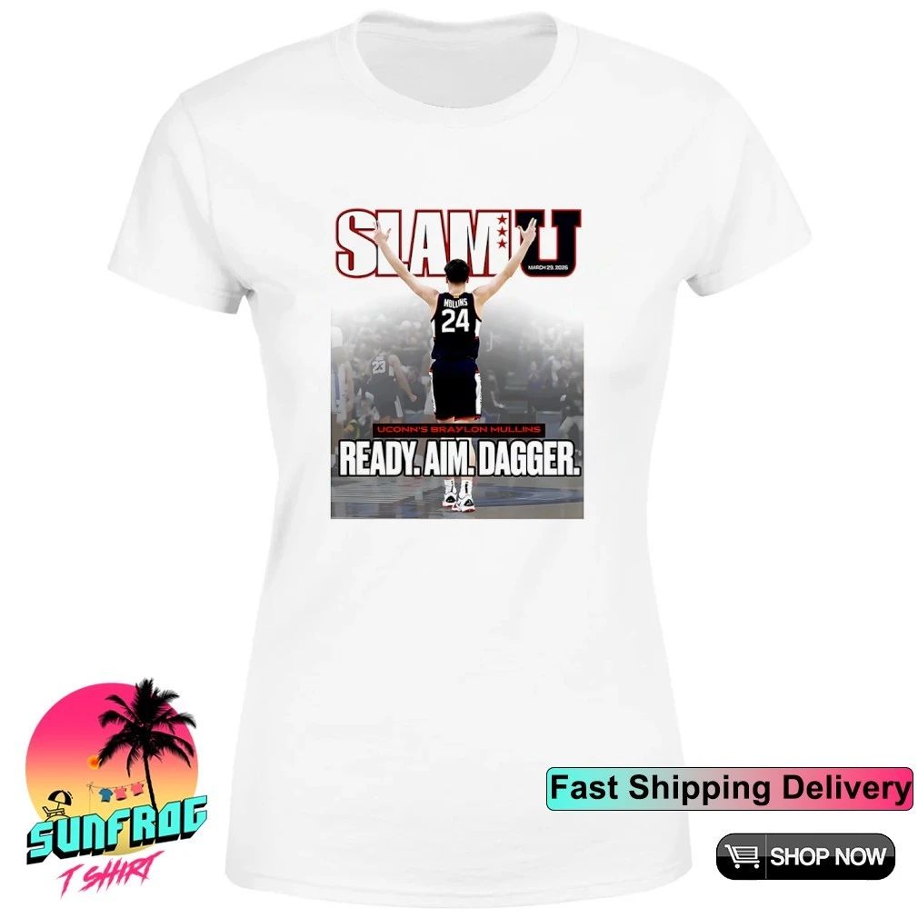 Braylon Mullins Uconn Basketball The Shot 2.0 Ready Aim Dagger Slam shirt