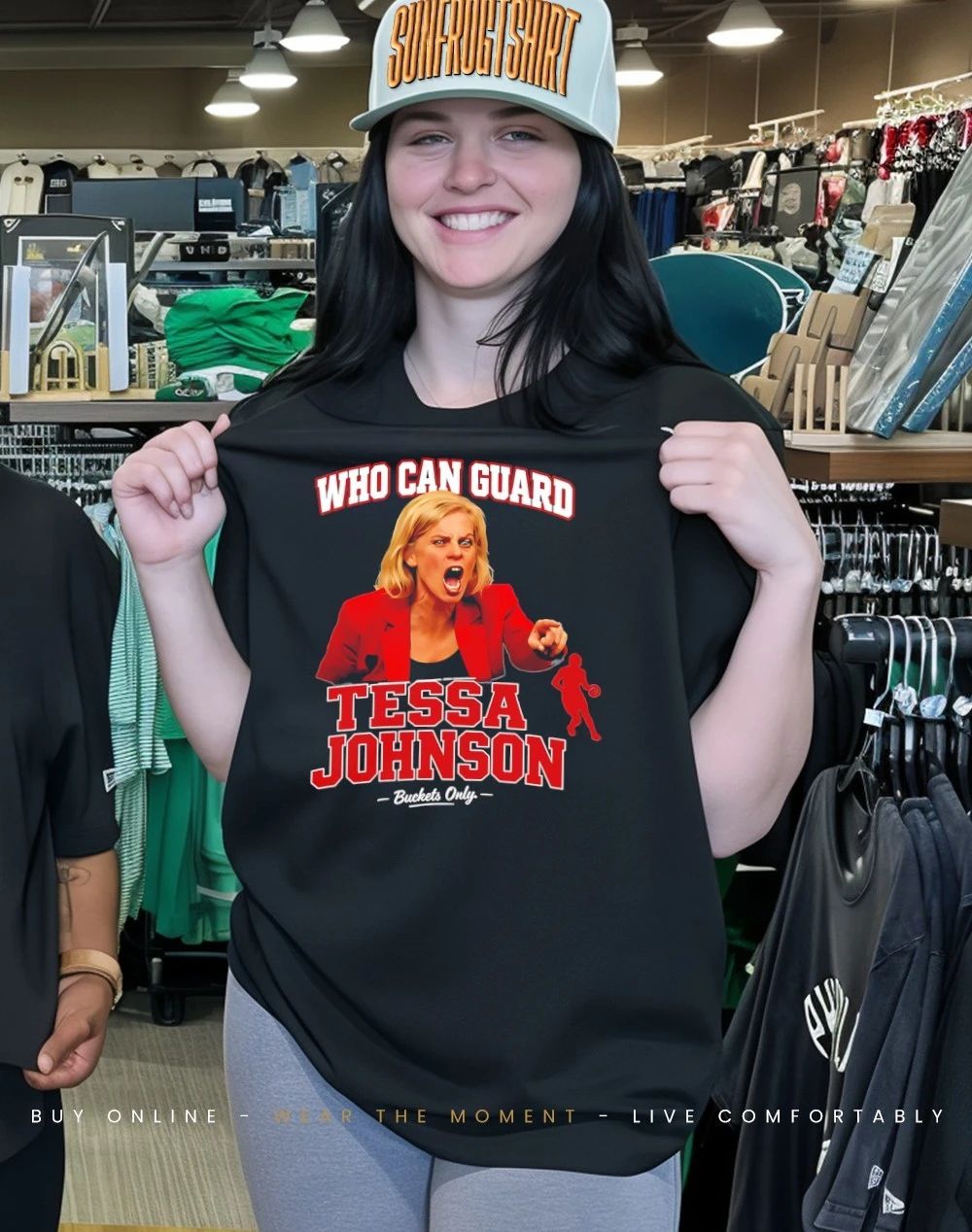 Buckets Only Who Can Guard Tessa Johnson shirt