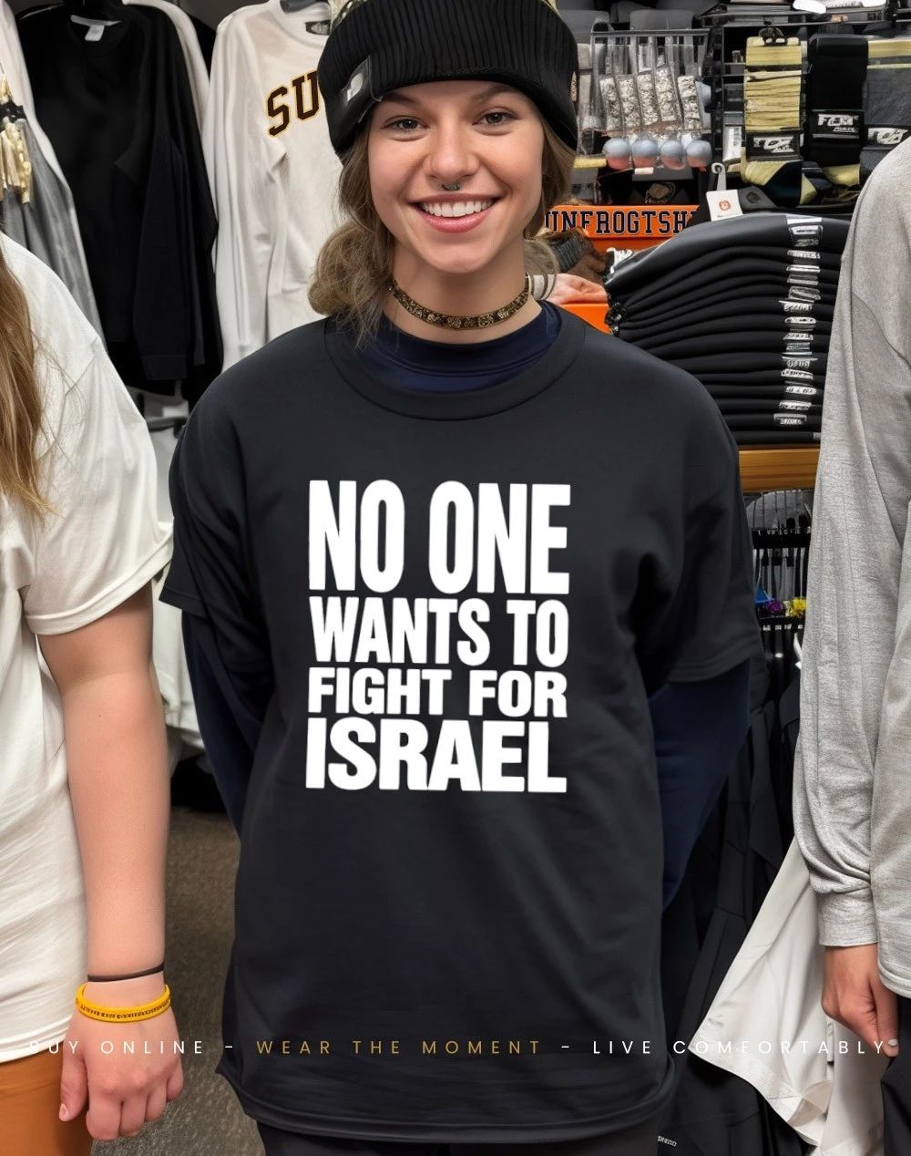 No One Want To Fight For Israel Unisex shirt