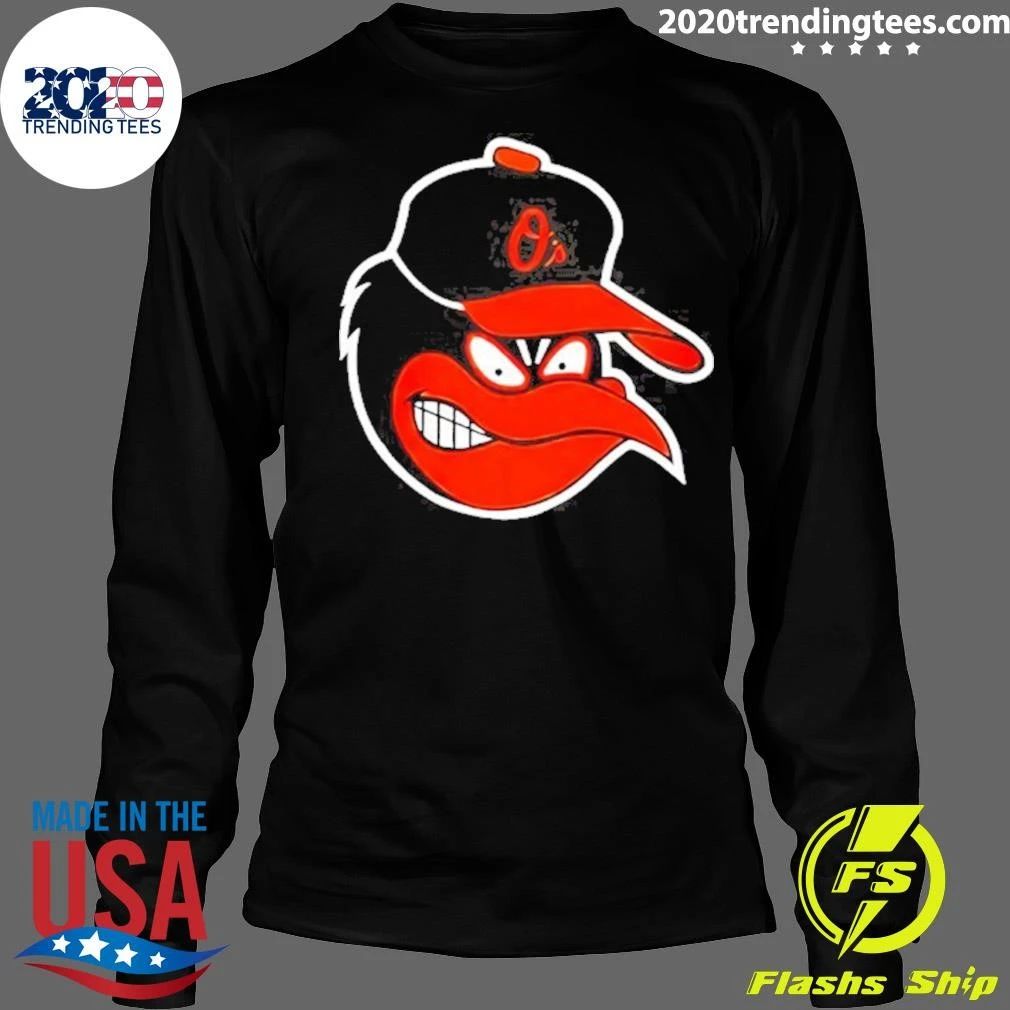 Orioles Mascot Baltimore Orioles 2026 Baseball Logo Back Shirt