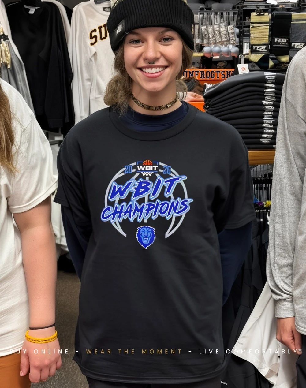 Columbia University 2026 WBIT Champions shirt