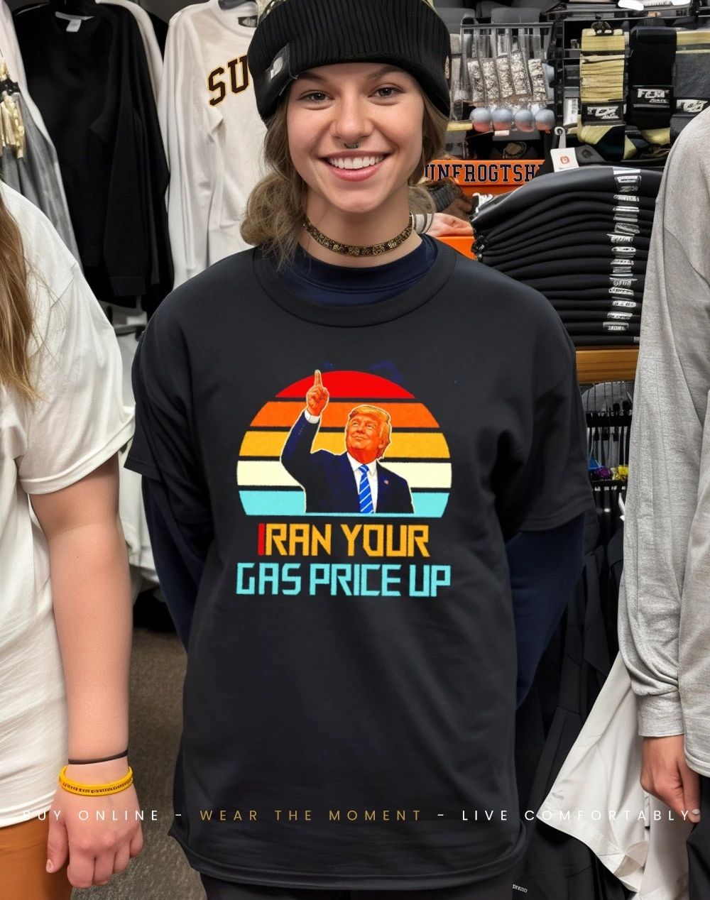 Iran your gas price up Trump vintage shirt