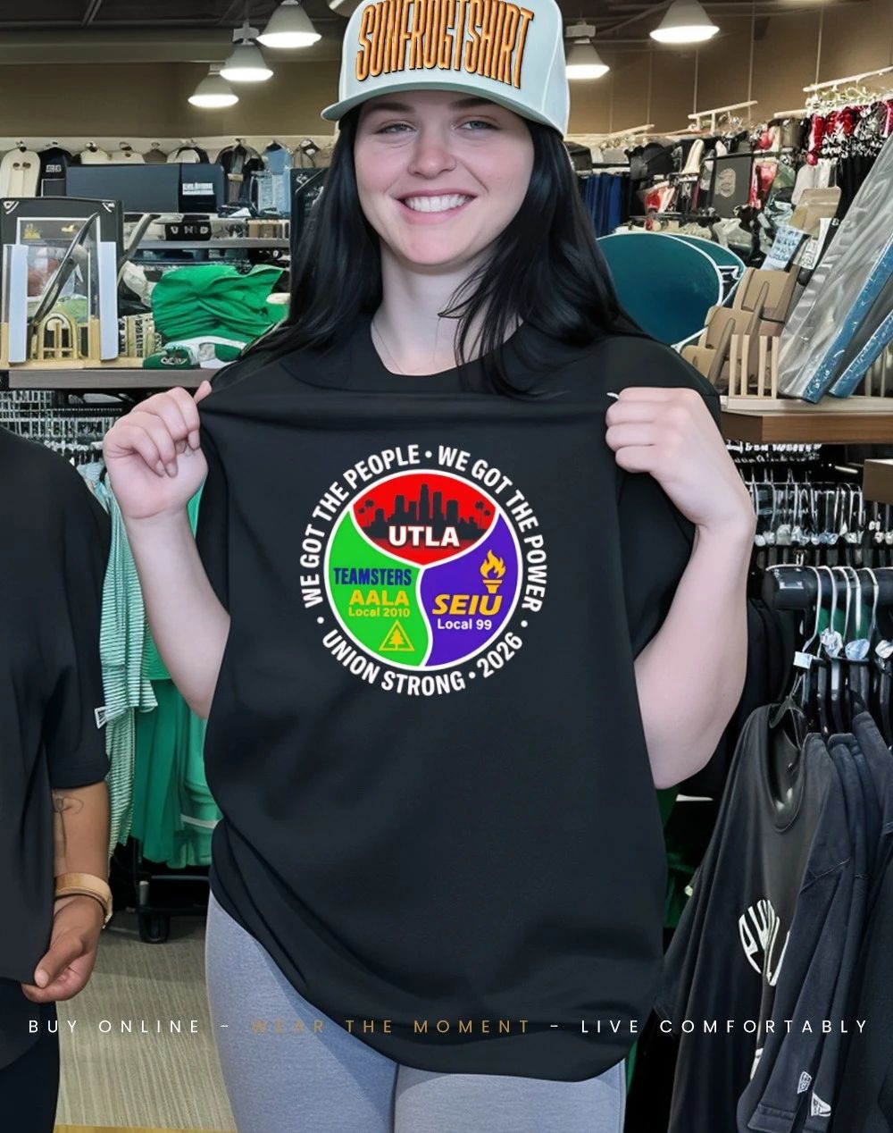 We Got The People The Power Union Strong Labor Movement UTLA SEIU AALA logo shirt