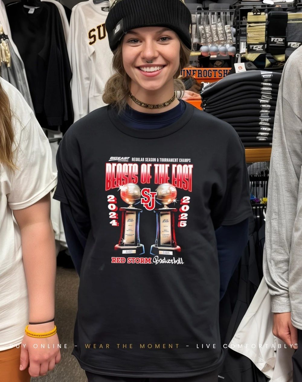 St. John’s Red Storm Regular Season x Tournament Champions Combo shirt