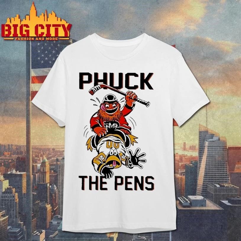 Awesome Philadelphia Flyers Vs Pittsburgh Penguins Mascot Phuck The Pens shirt