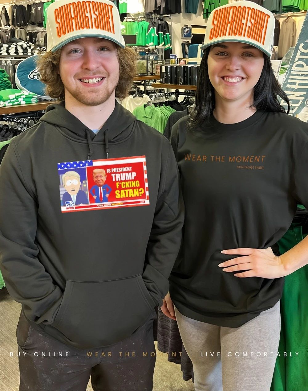 South Park news is president Trump fucking Satan shirt
