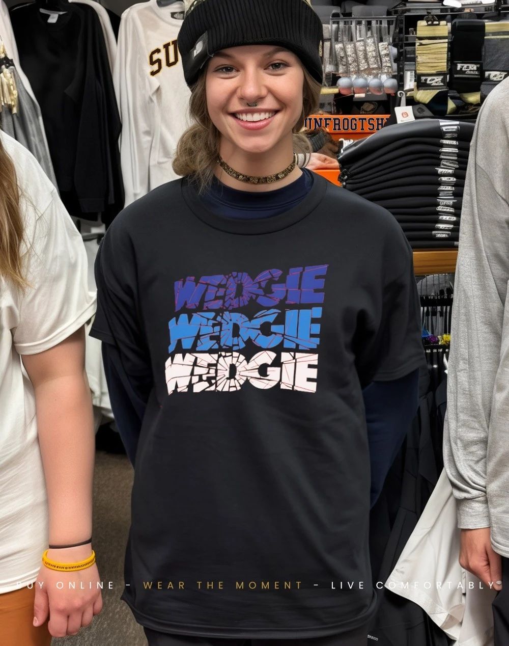 Colorado Avalanche Scott Wedgewood wedgie wedgie wedgie shirt