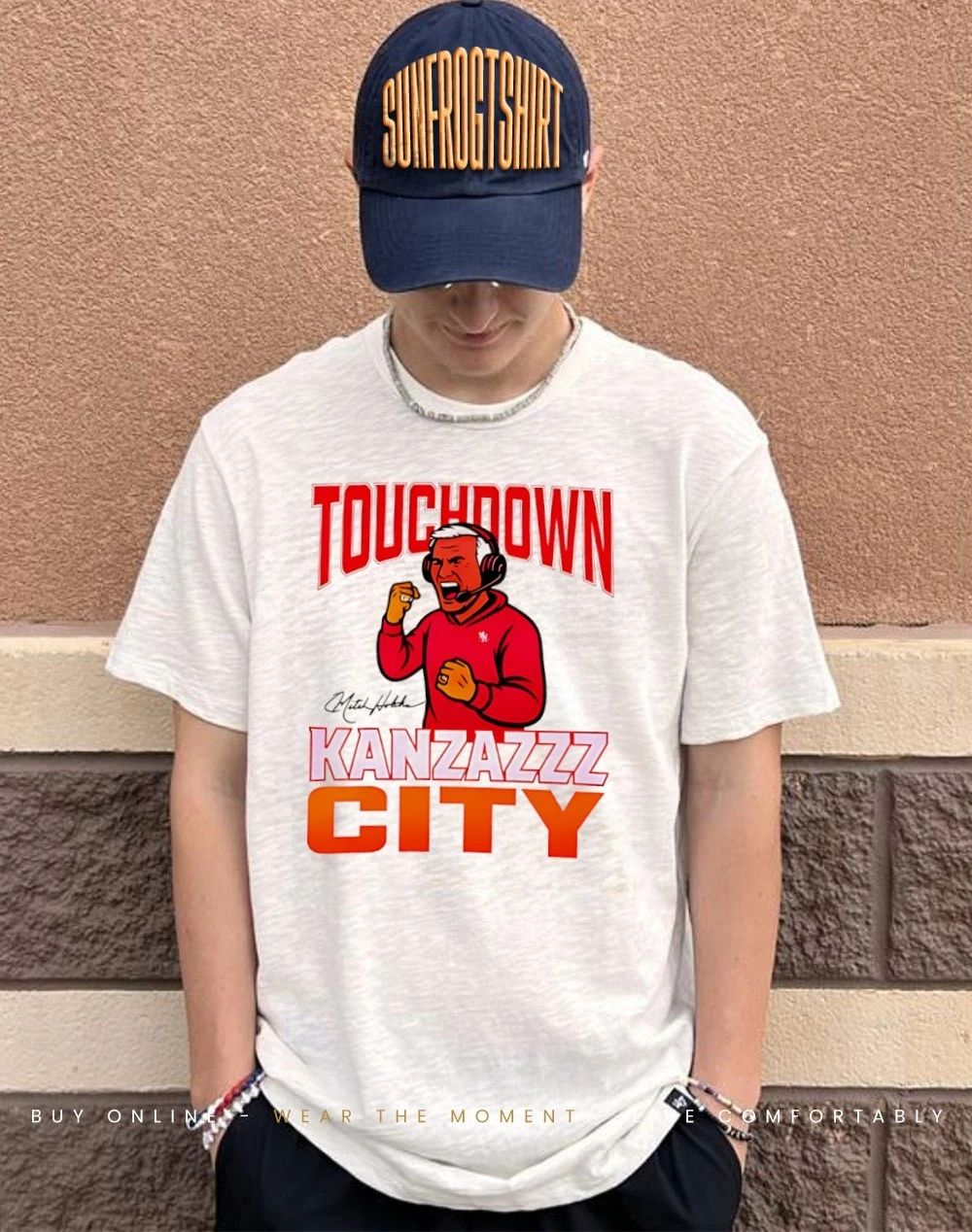 Mitch Holthus Touchdown Kanzazzz City cartoon shirt