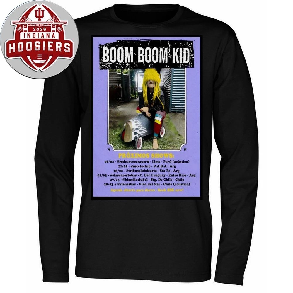 Boom Boom Kid Proximos Shows 2026 Poster Shirt