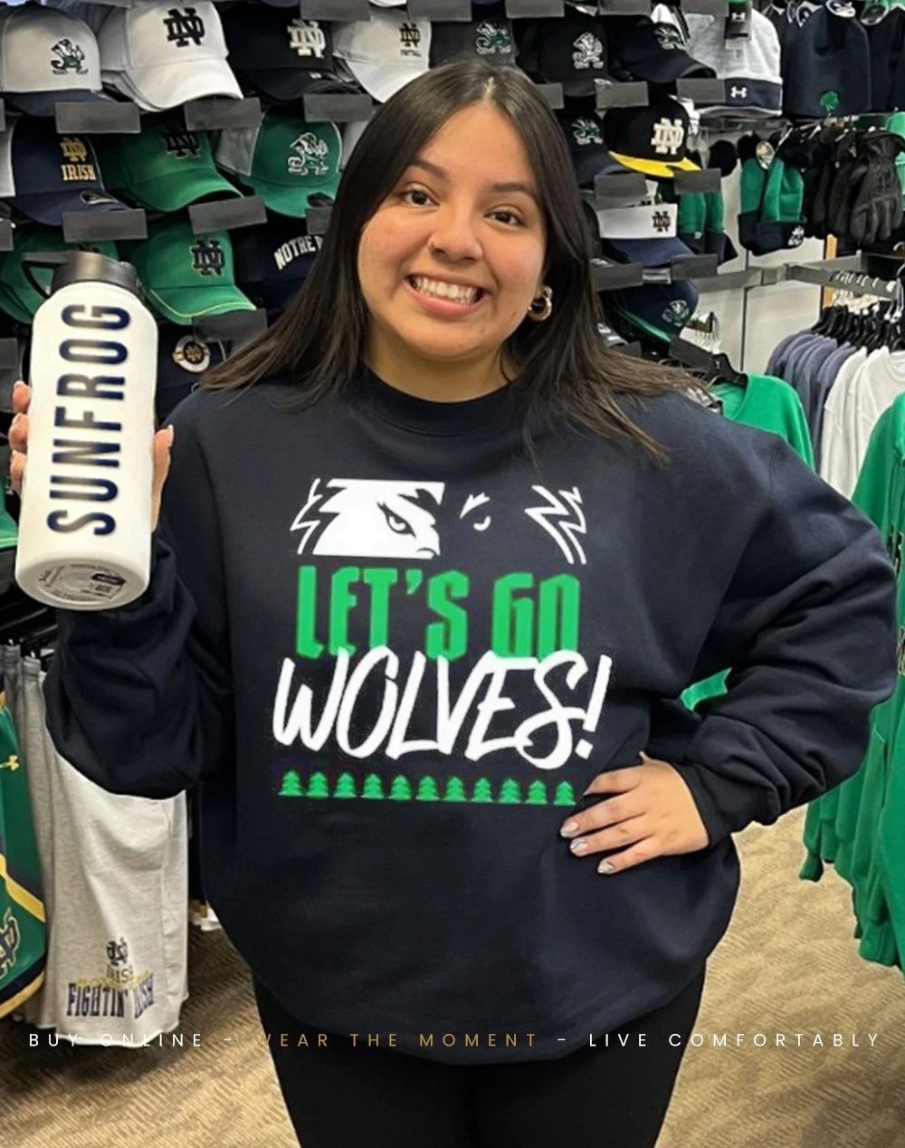 Minnesota Timberwolves let’s go Wolves front and back shirt