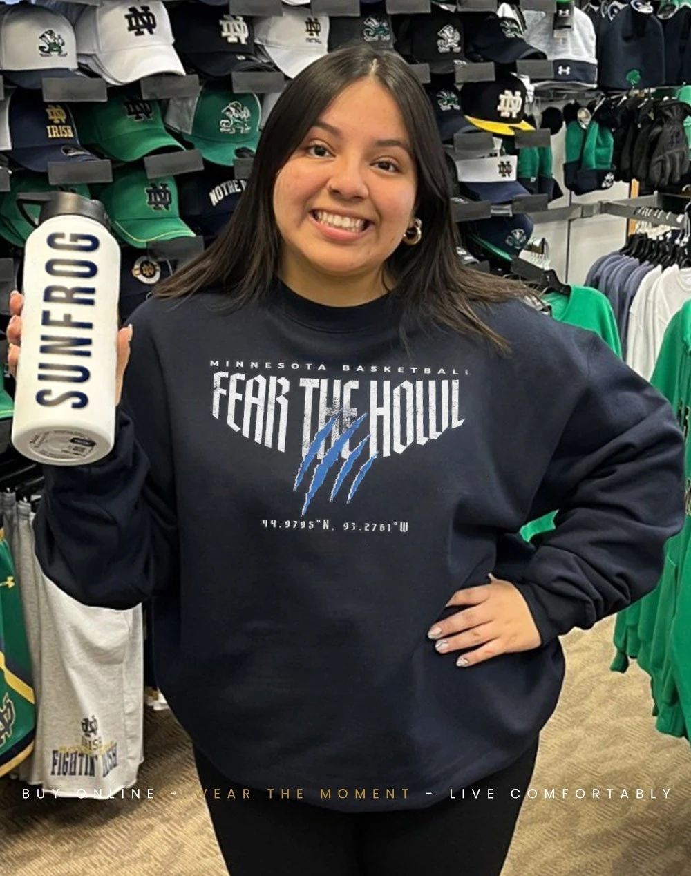 Minnesota Timberwolves Fear the Howl 2026 NBA Playoffs front and back shirt