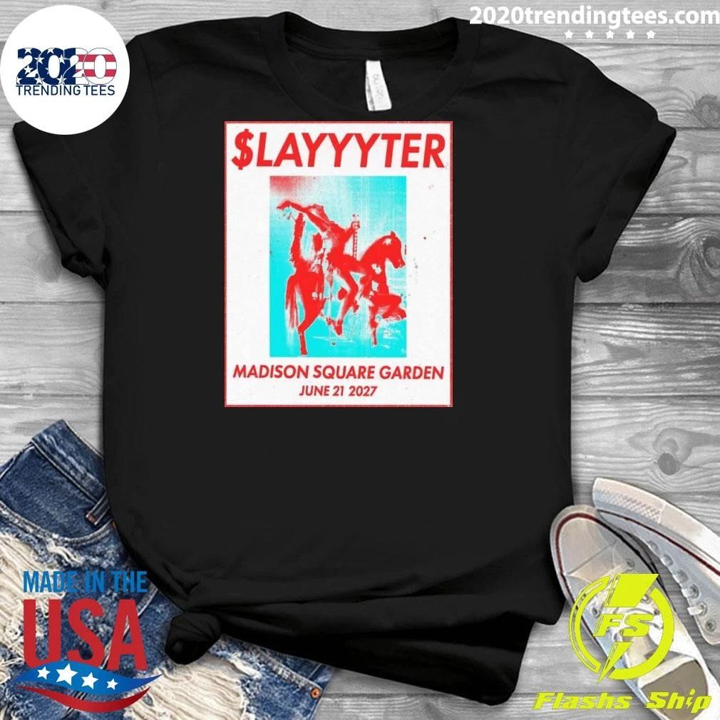 Slayyyter New York Madison Square Garden Show On June 21 2026 First Ever Solo Headline Arena Show Shirt