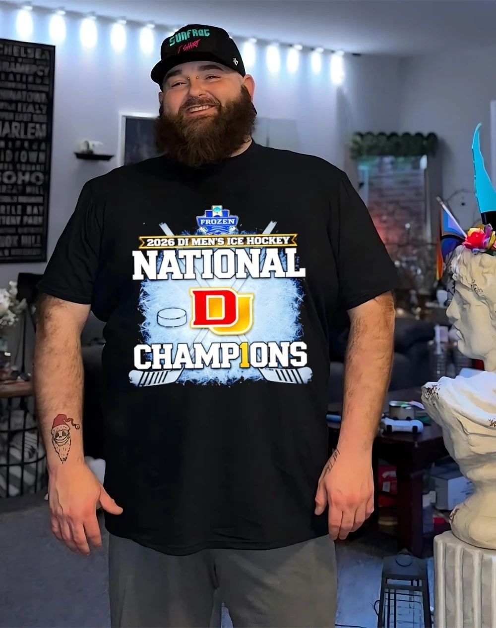 Denver Pioneers Men’s Ice Hockey National Champions ’26 Logo shirt
