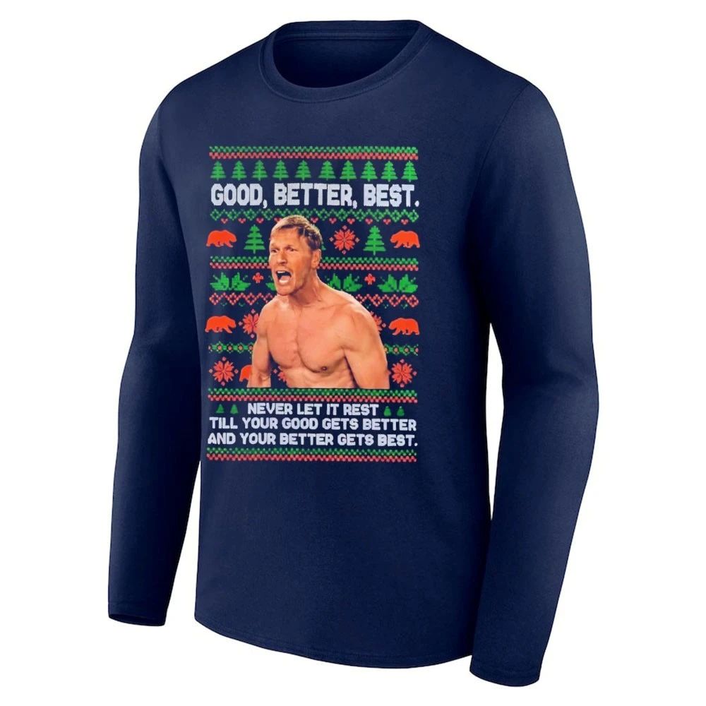 Ben Johnson Good Better Best Ugly Christmas Shirt