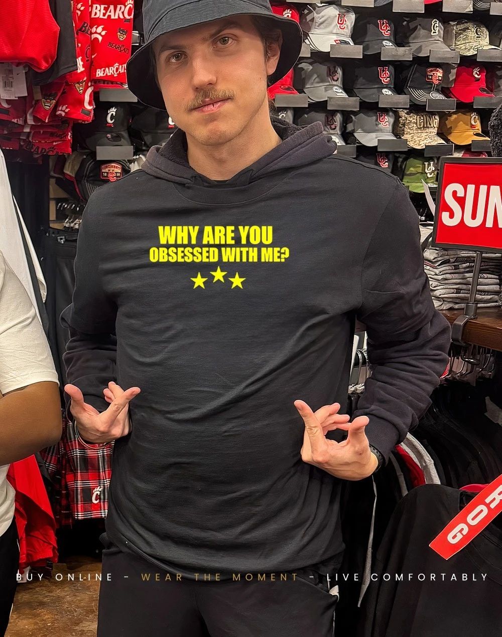 Why are you obsessed with me shirt