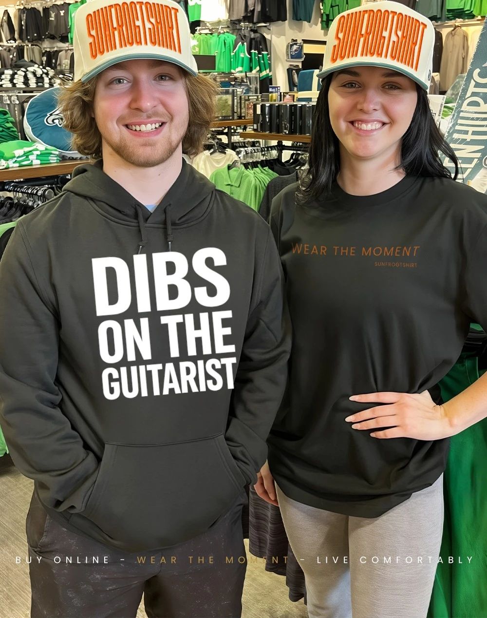 Dibs on the guitarist humor shirt