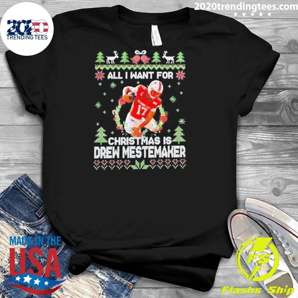 All I Want For Christmas Is Drew Mestemaker Oklahoma State Cowboys Football 2026 Shirt