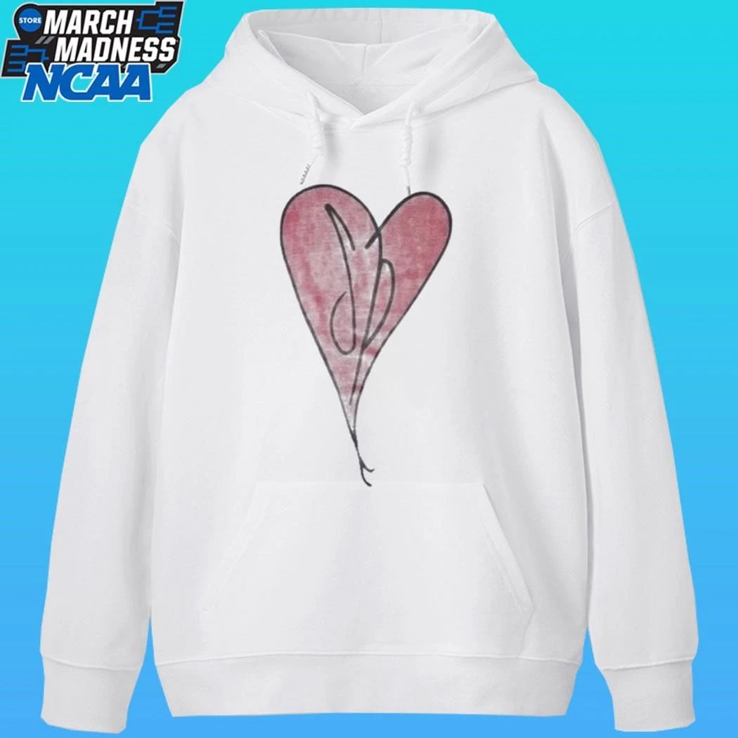 Jaden Mcdaniels Wearing Heart Shirt