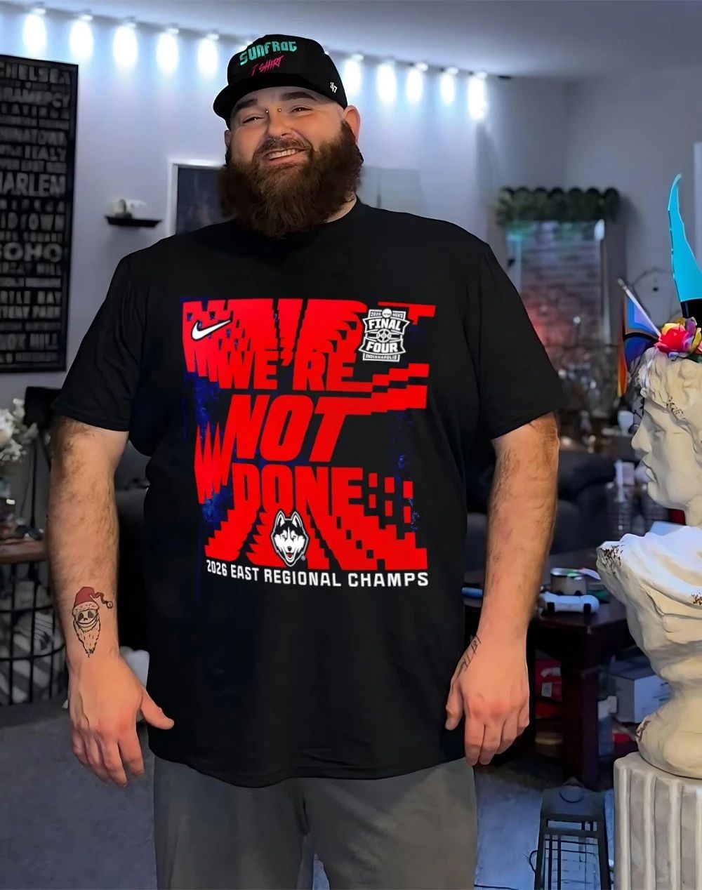 UConn Huskies 2026 East Regional Champs Final Four we’re not done shirt