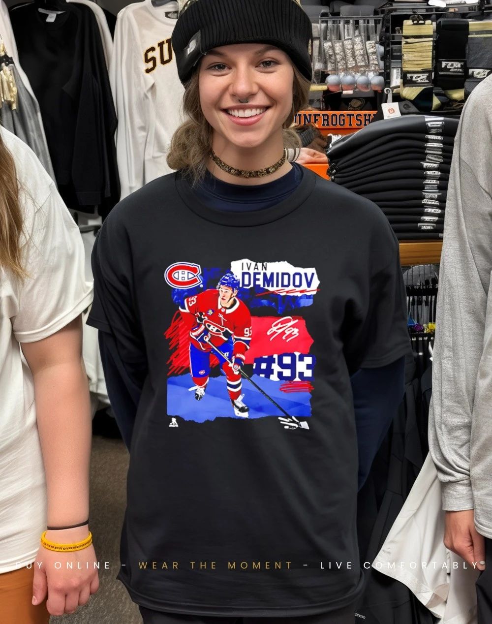 Ivan Demidov Montreal Canadiens Fresh Ice signature shirt