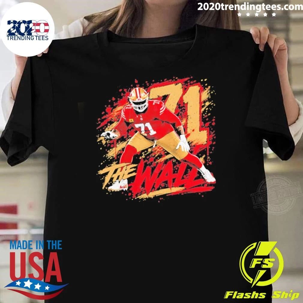 Trent Williams Kansas City Chiefs No 71 The Wall Shirt
