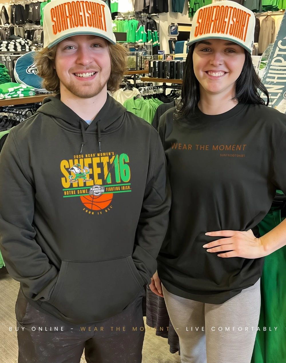 Notre Dame Fighting Irish Sweet 16 2026 Womens March Madness shirt