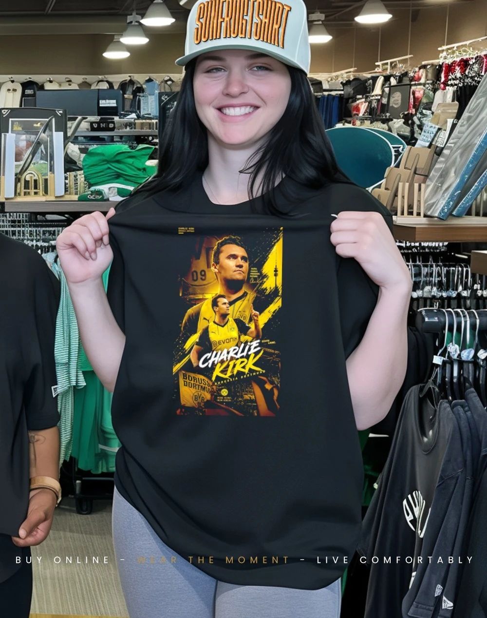 Charlie Kirk Borussia Dortmund faith family freedom future signature shirt