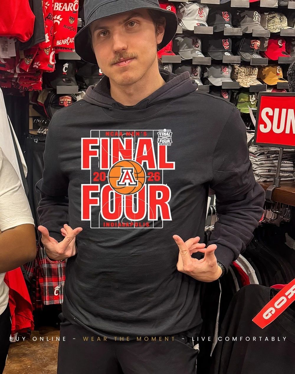 Arizona Wildcats Final Four 2026 NCAA Men’s March Madness Indianapolis shirt