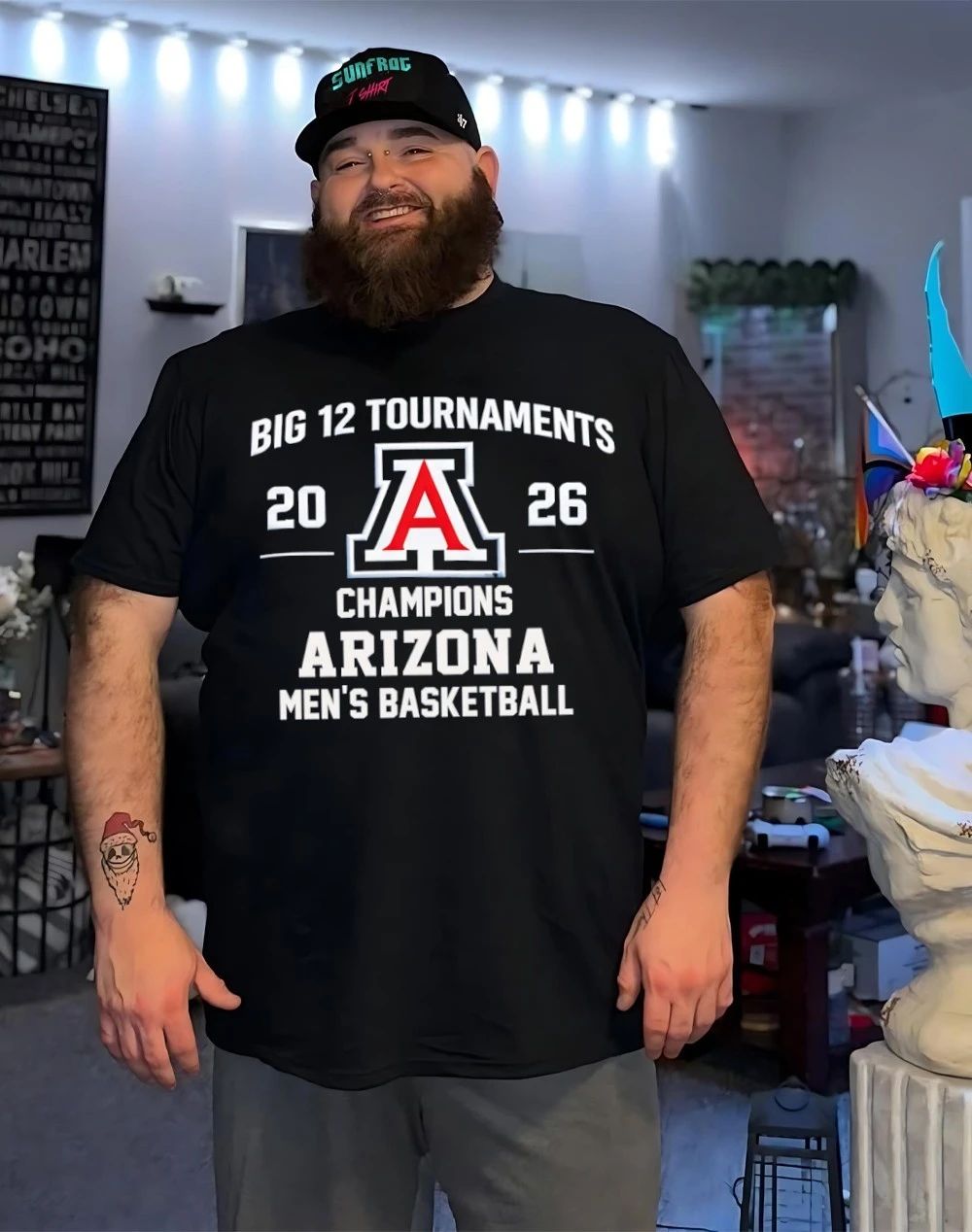 Big 12 Tournaments 2026 Champions Arizona Wildcats Men’s Basketball shirt